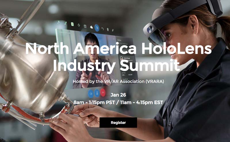 已开放注册，微软北美HoloLens产业峰会将于1月26日在线举行