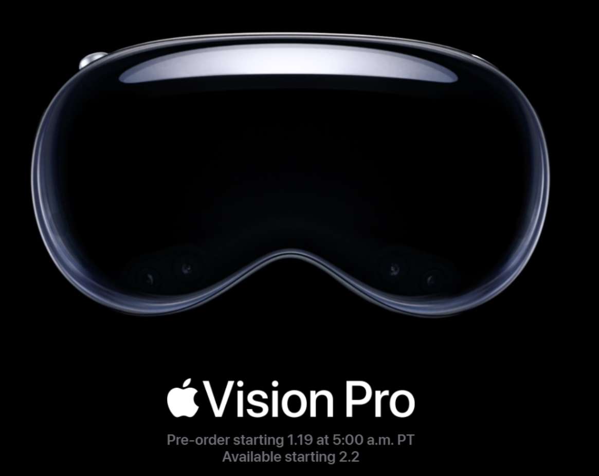 苹果Vision Pro线上预购开启，到店自取半小时左右售罄