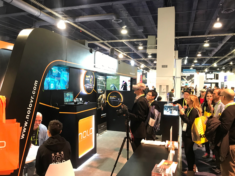 CES 2019：NOLO VR现场展示5G云VR设备雏形OC Go移动VR“吃鸡”