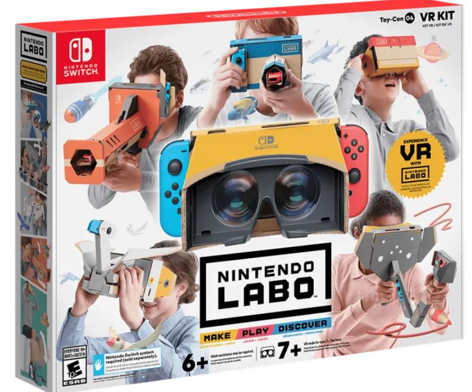 任天堂Virtual Boy经典游戏将支持Labo VR头显游玩