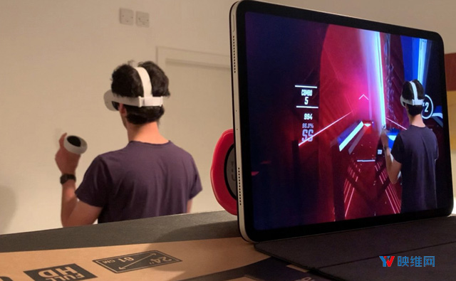 这位开发者用 iPad 为 Oculus Quest 录制MR混合视频