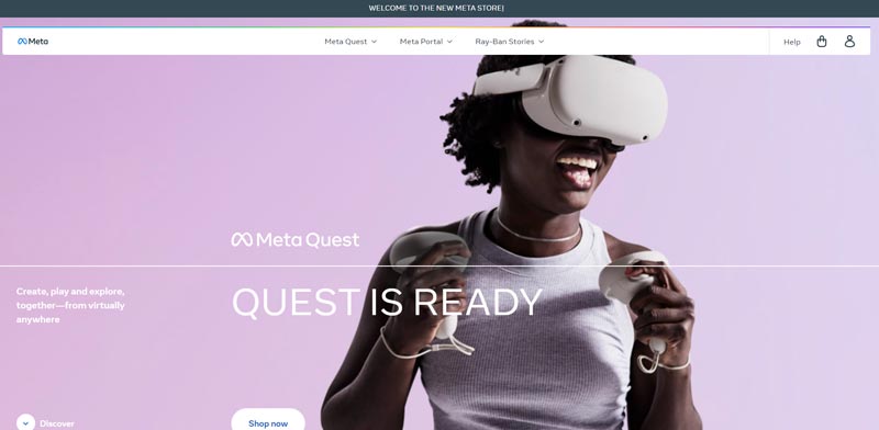 Meta开始将Oculus.com重定向至 store.facebook.com/quest