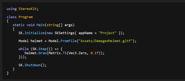 11月8日开始，微软HoloLens开发引擎StereoKit举办线上黑客松