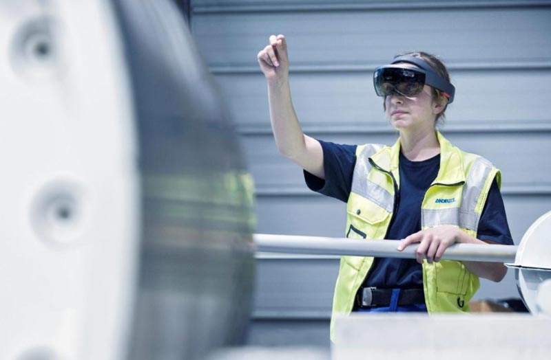传统工业数字转型，安德里茨用HoloLens 2助力全球生产服务和客户支持