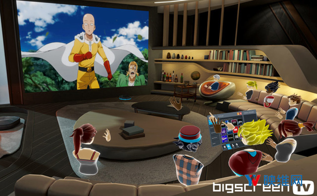 VR社交平台Bigscreen推出50多个电视频道