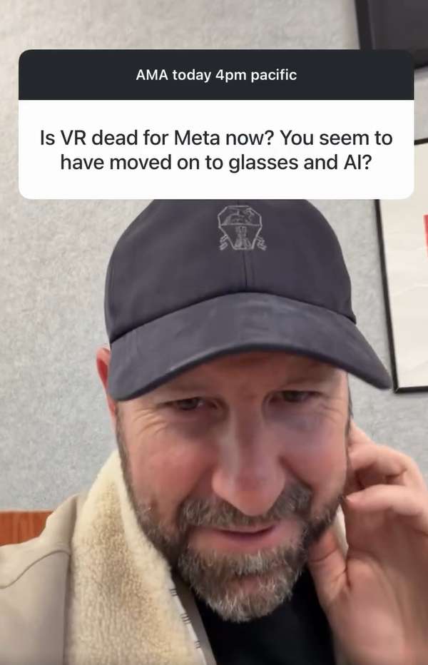 Meta CTO回应相关市场猜疑：“VR未死”