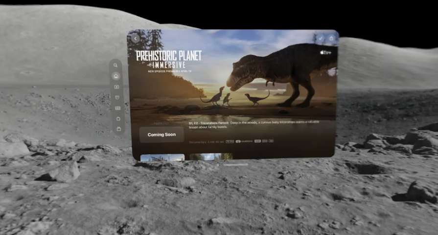 苹果将为Apple Vision Pro带来新一集“史前星球”