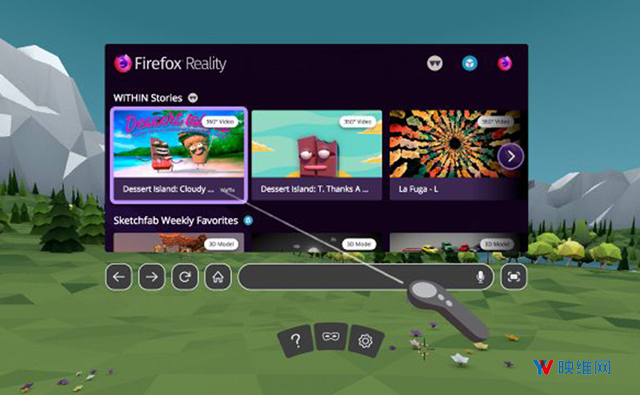 Mozilla发布WebVR浏览器Firefox Reality 1.0正式版