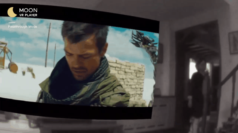 最新资讯VR视频播放应用《Moon VR Player》推出See-Through功能