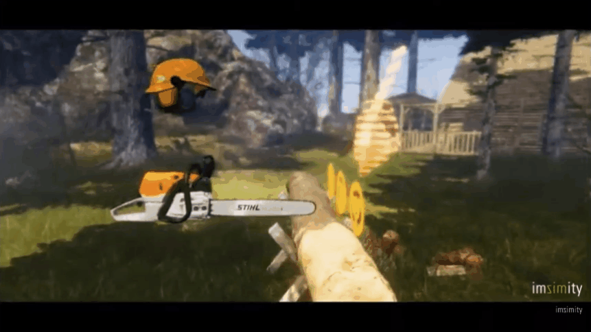 教育Imsimity推出《Chain Saw VR》，可提供虚拟电锯培训服务