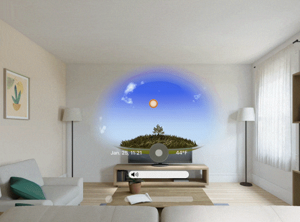 最新资讯MESON发布与Vision Pro搭配使用的天气体验应用《SunnyTune》