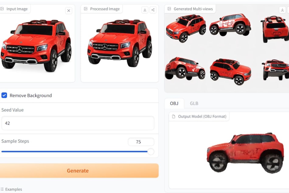 AI腾讯推出静态图像3D渲染AI模型InstantMesh