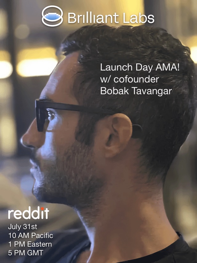 ARBrilliant Labs将于月底发布新款AR眼镜