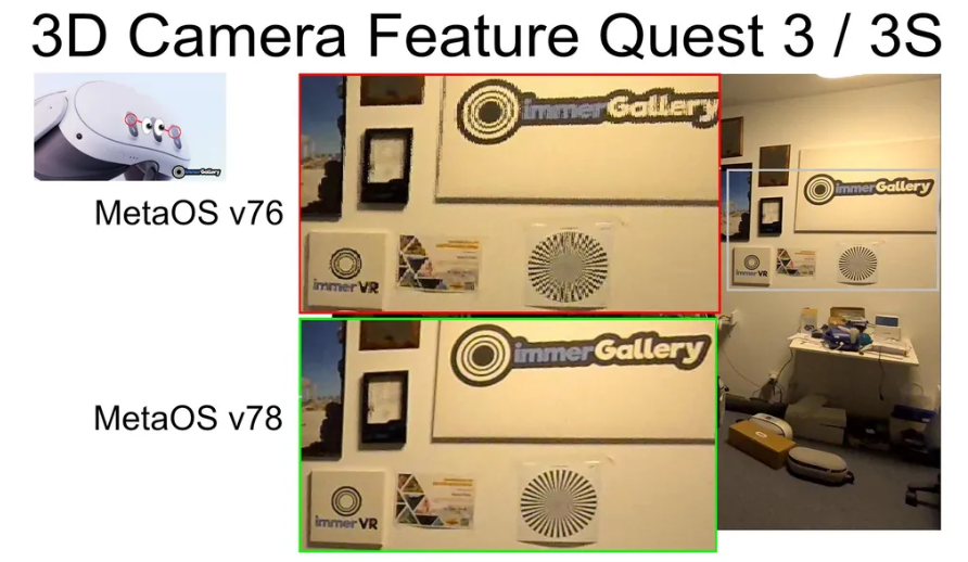 热点资讯Quest v78改善了透视相机API的图像质量