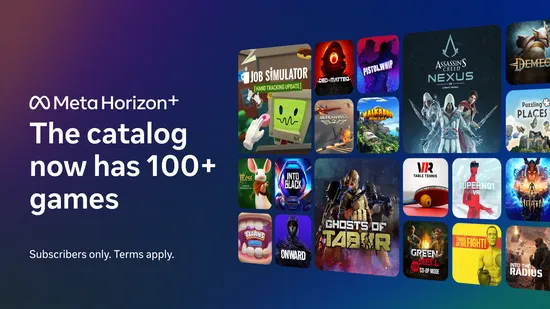 游戏Meta Horizon+订阅游戏库已包含100多款VR游戏