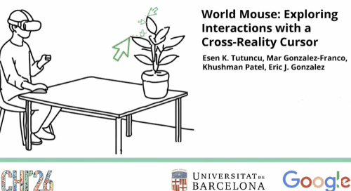 最新资讯谷歌XR交互新研究：可实现3D选择与操作的跨现实鼠标World Mouse