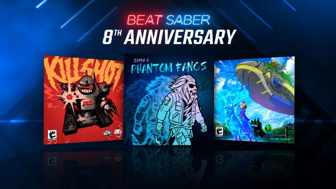 《Beat Saber》上线8周年，Meta宣布为游戏新增3首免费新曲目