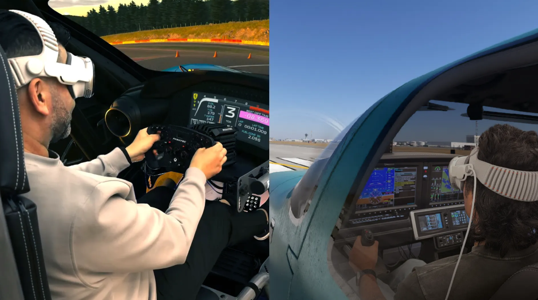 最新资讯X-Plane 12与iRacing PC VR串流客户端正式登陆Apple Vision Pro