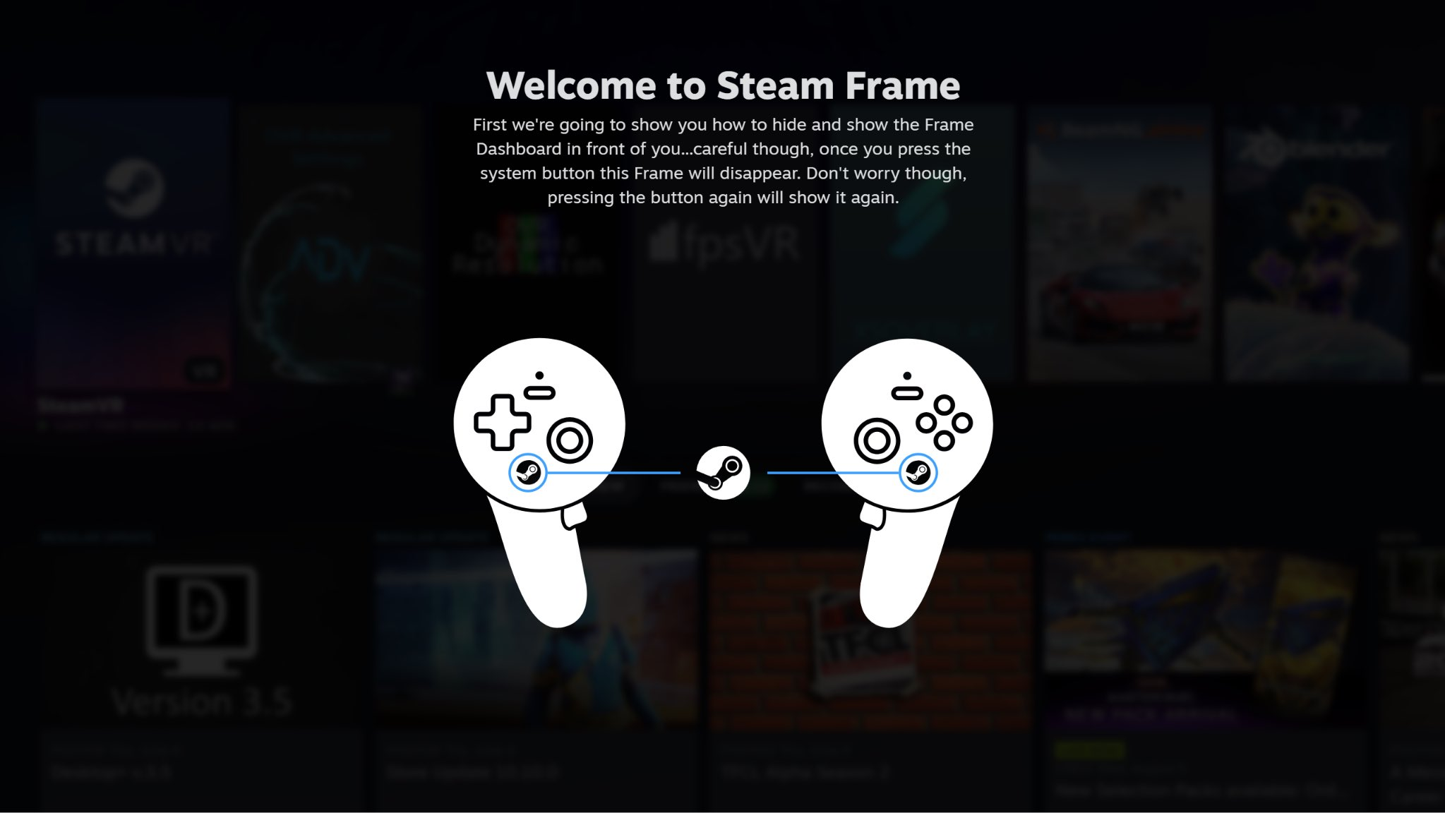 最新资讯Steam Frame泄露视频：头显初始化引导界面曝光