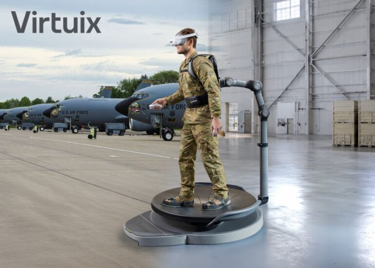 最新资讯Virtuix Omni One全身VR系统首次部署美国空军国民警卫队