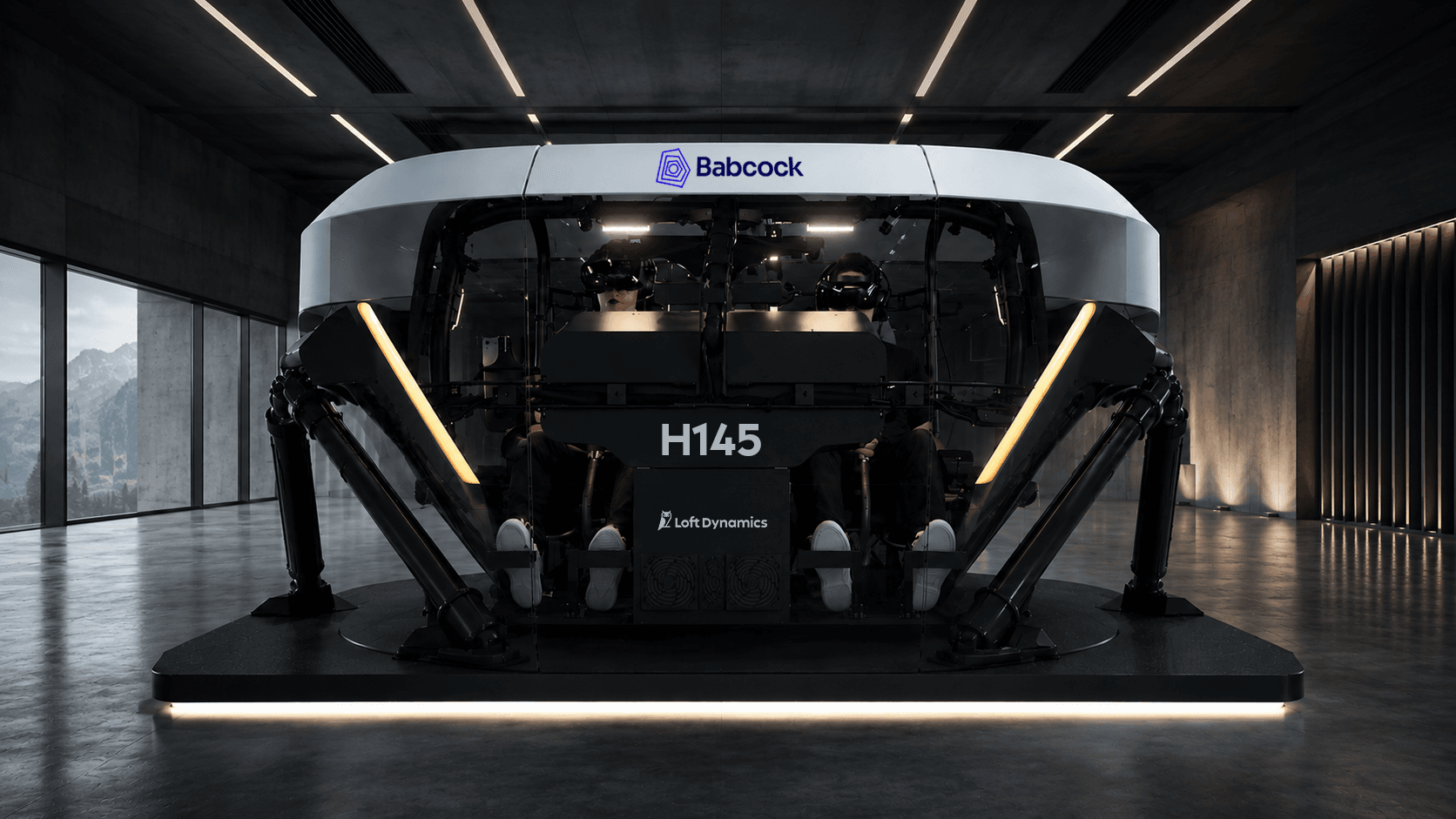 最新资讯Loft Dynamics发布全球首款空客 H145多人VR飞行模拟器，Babcock France率先部署