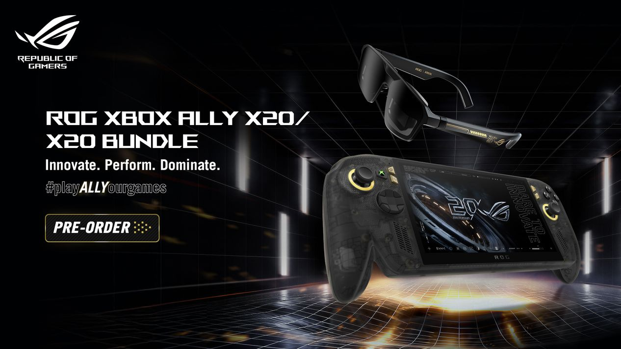 最新资讯ROG推出XBOX Ally X20掌机，2499美元套装包含XR眼镜