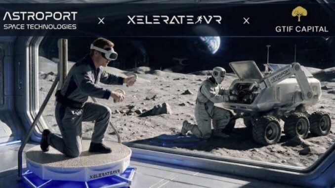 最新资讯Astroport联手XelerateVR，打造VR操控月球施工机器人