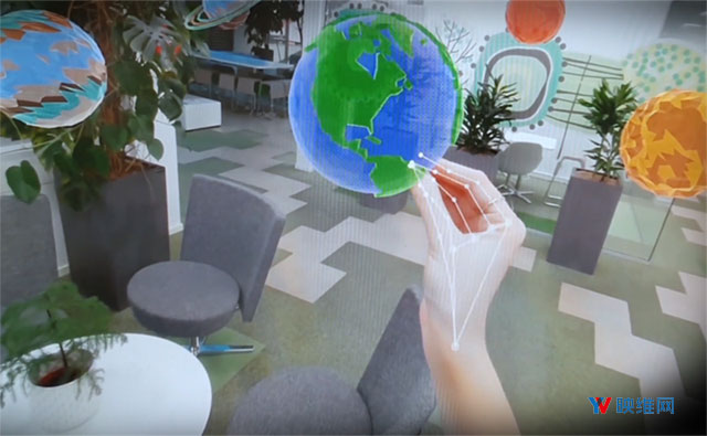 实拍视频展示了Crunchfish XR灵活出色的手势交互