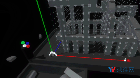 VR-AR脚手架: Leap Motion演示堆叠与装配交互设计