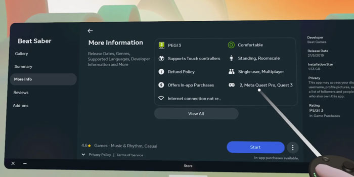 发布在即，Quest Store所有App都列出“Quest 3”支持