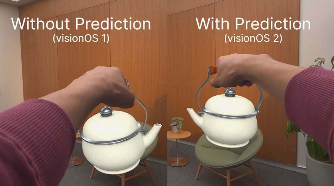 visionOS 2.0大大优化Vision Pro手部追踪，从30Hz提升到90Hz