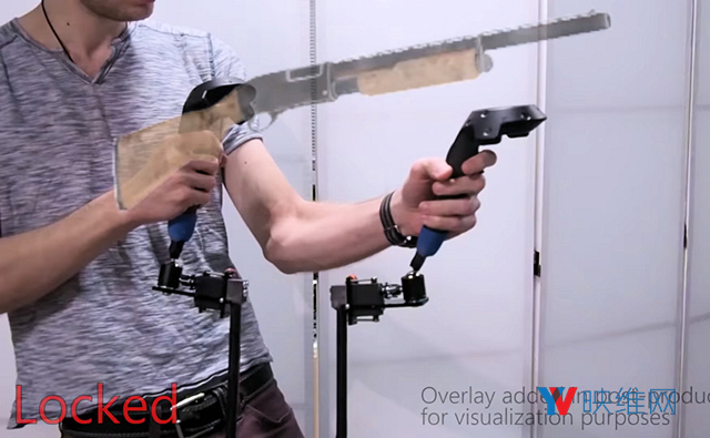 提升力反馈，微软为VR研究物理连接器Haptic Link