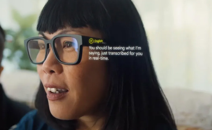 谷歌I/O大会亮相语言转译AR眼镜