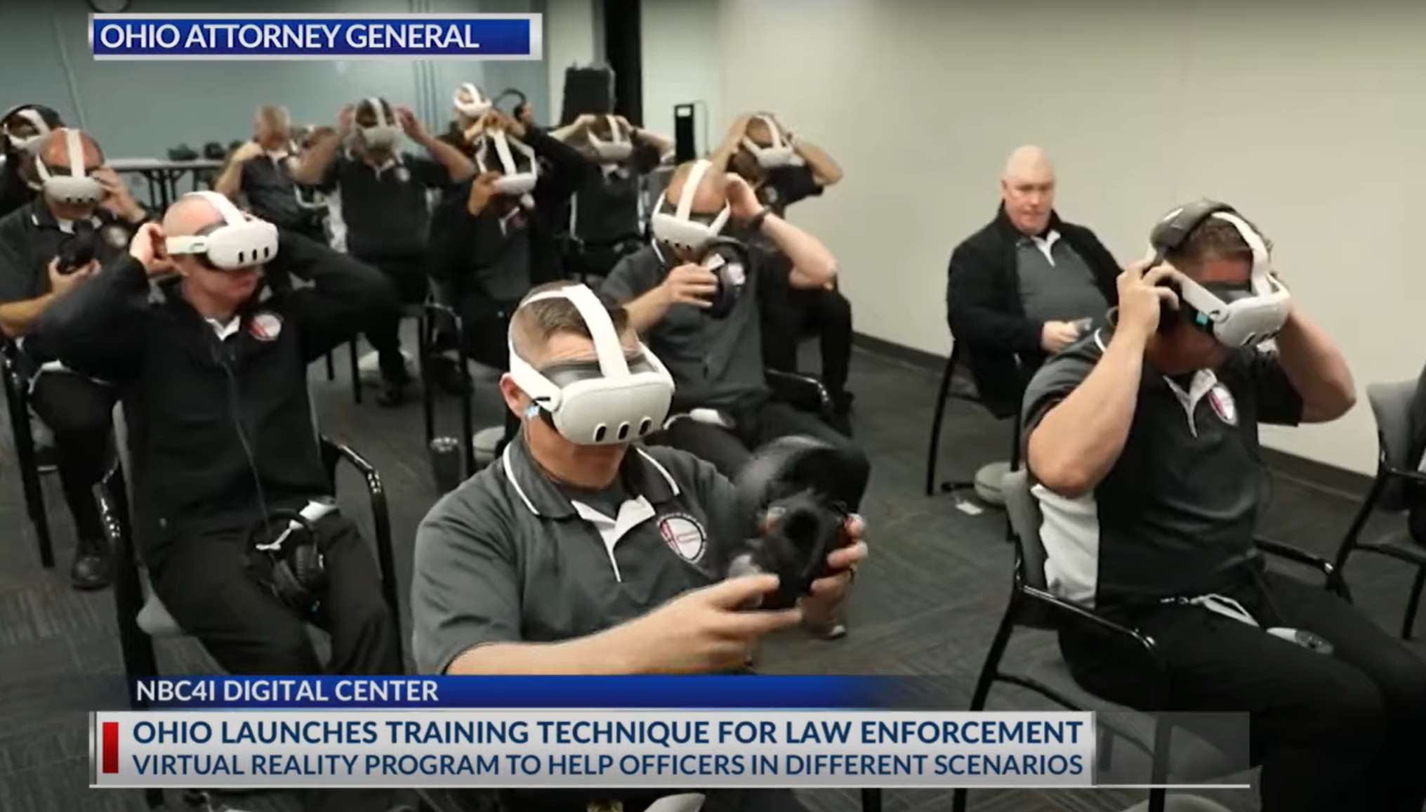 美国俄亥俄让州内900个执法机构使用VR进行警察执法培训