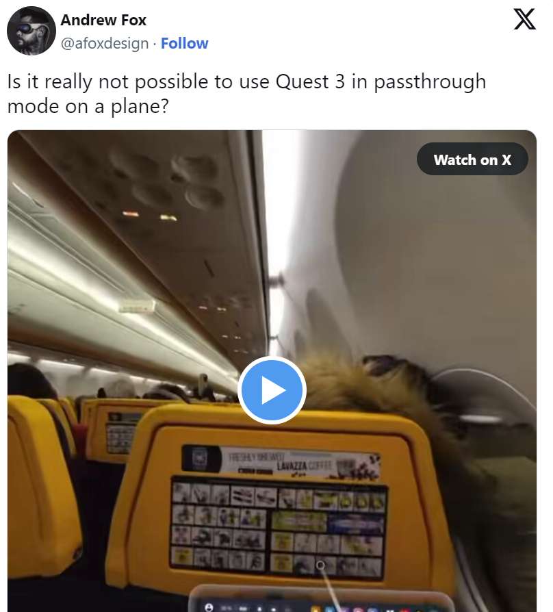 Meta将为Quest 3提供旅行模式