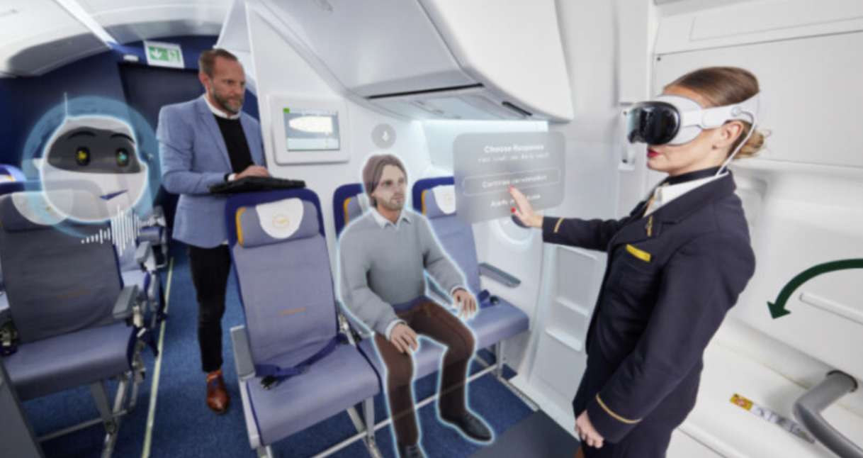 德国汉莎航空用Apple Vision Pro培训空姐