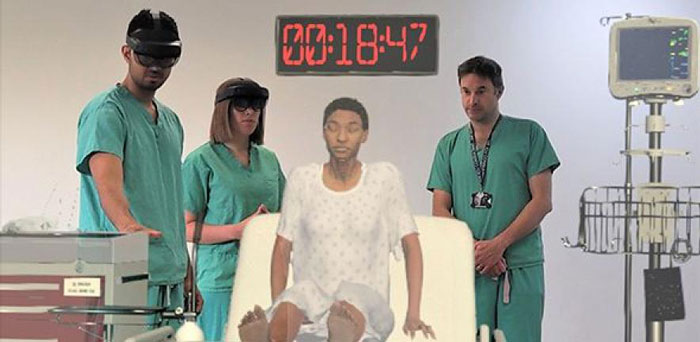 剑桥大学CHU联手GigXR开发HoloLens全息患者场景培训应用HoloScenarios