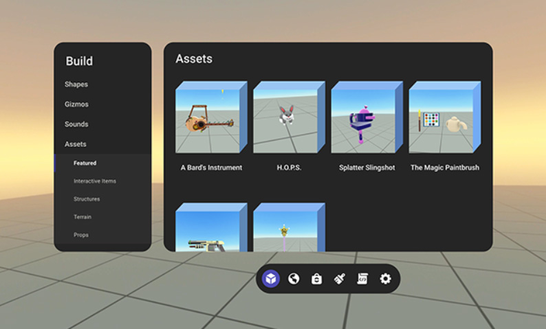 Meta为VR社交平台Horizon Worlds发布Assets资源库