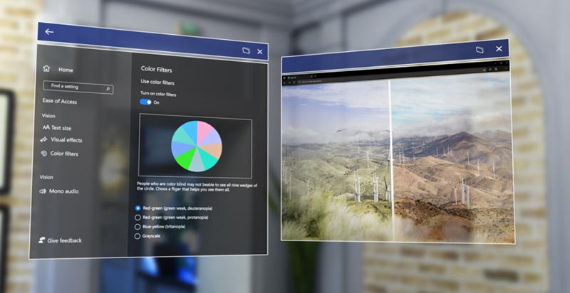 Windows Holographic version 22H1发布，为HoloLens带来色盲模式