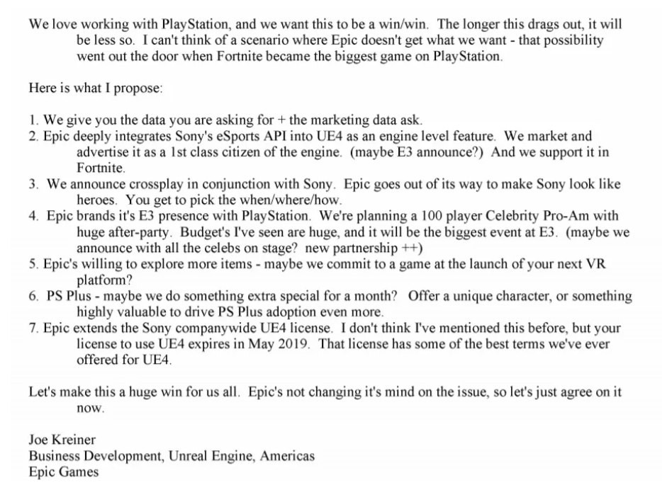 泄密邮件显示Epic曾在2018年表示愿意为PSVR 2开发首发内容