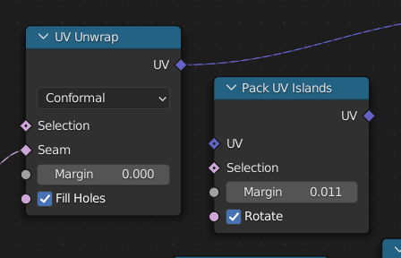 UV Unwrap 节点 – Blender 3.3 的 Geometry Nodes 新增了 UV 展开系节点！Amal Kumar 公开了可视化 UV 的 .blend 文件！