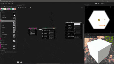 Material Maker 1.0 – 终于正式版了的基于节点的程序化纹理制作＆3D绘画工具！Win＆Mac＆Linux！开源＆免费！还有有志者制作的日文化支持！