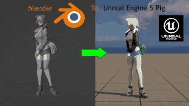 Magic Bone UE5 Rig Creator – 即使是各种骨骼结构的模型，也能转换为面向 UE5 角色的 Blender 插件！