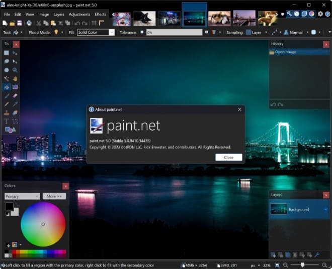 Paint.NET 5.0 – 通过笔压感知和 GPU 支持实现高速化！添加了许多新功能和改进的免费绘图＆照片编辑软件重大更新发布！Windows