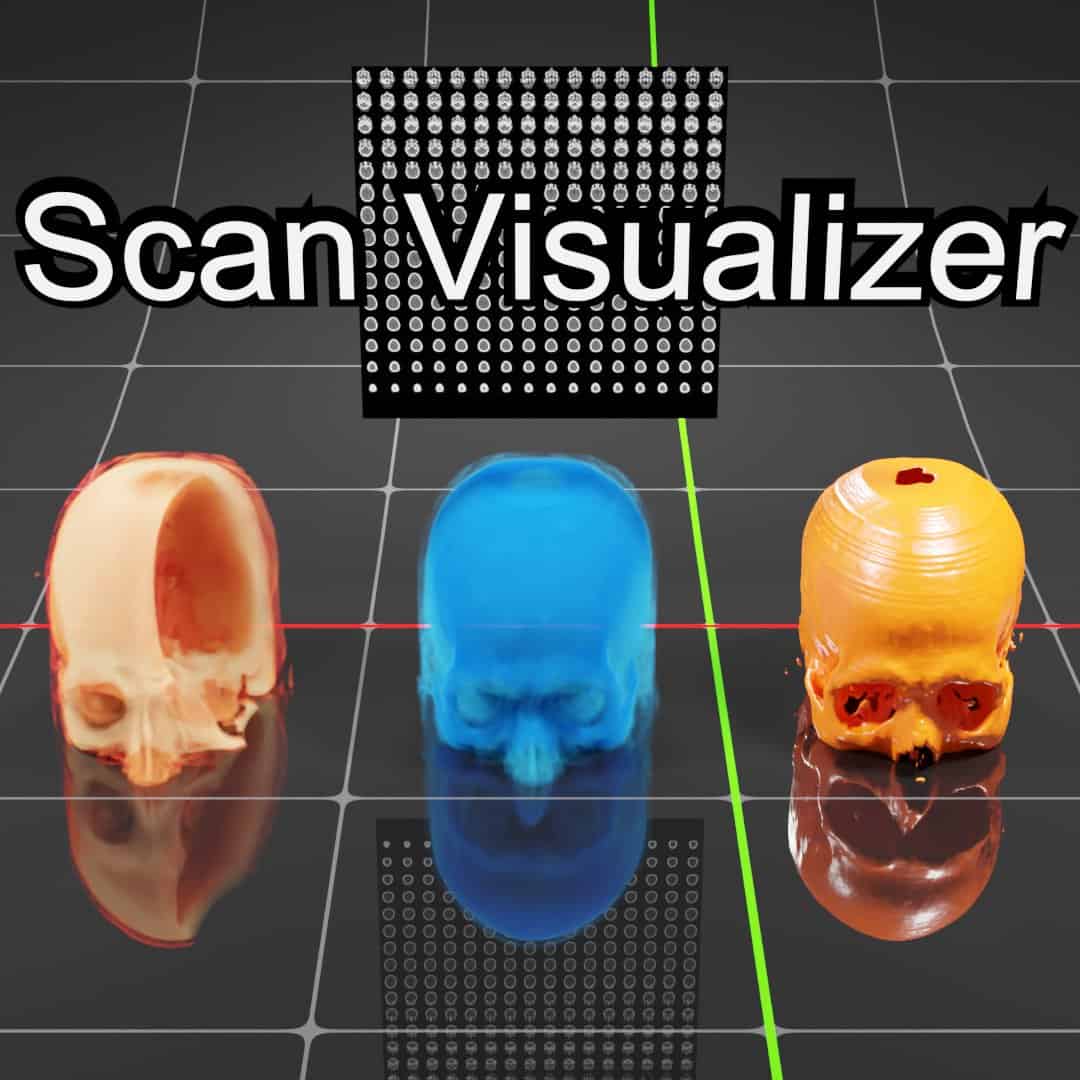 Scan Data Visualizer V1 – 将 CT／MRI 扫描断面图像以体积状态可视化的 Blender 数据正在免费发放中！