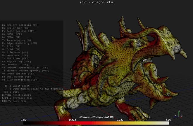 F3D v2.0 – 高速且极简的免费开源3D模型查看器应用！支持 glTF、STL、OBJ、STEP、PLY、FBX、Alembic 等主流文件格式！Win＆Mac＆Linux