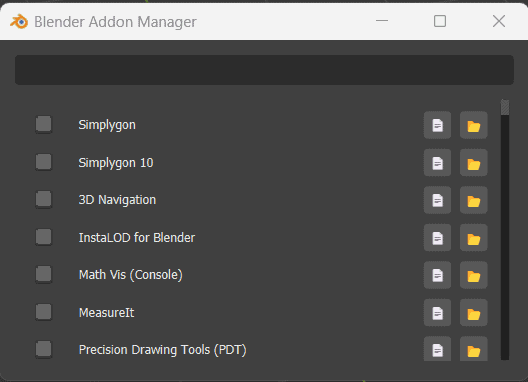 Qt Addon Browser – 一款能在资源管理器中打开插件安装文件夹的简洁插件浏览器！用 Qt 制作的 Blender 插件免费＆开源公开！