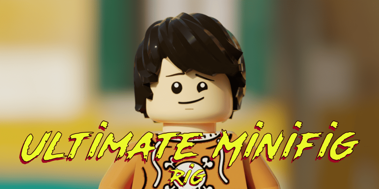 Ultimate Minifig Rig Beta – LEGO的迷你人仔已绑定Blender用模型数据公开！也可免费下载！