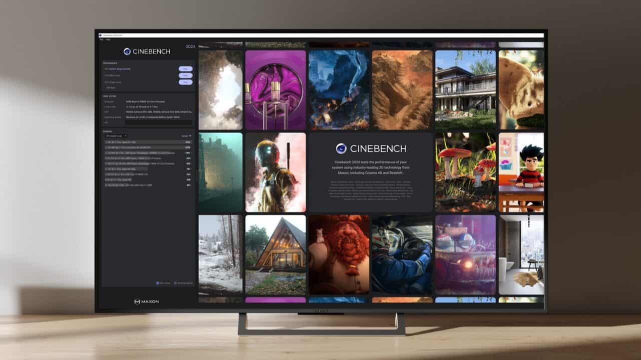 Cinebench 2024 – Maxon的经典免费基准测试软件！采用Redshift渲染引擎并大幅改良的最新版本发布！Win＆Mac
