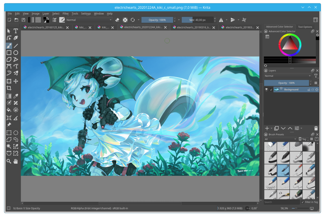 Krita 5.2 – 实现了文本、动画/音频处理改进以及多个图层批量变形等功能！开源免费2D绘画软件的更新发布！Win＆Mac＆Linux＆Android！